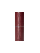 Load image into Gallery viewer, Chocolate Fine Leather Refillable Lipstick Case
