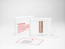 Load image into Gallery viewer, Camel Fine Leather Refillable Lipstick Case
