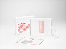 Load image into Gallery viewer, Pink Fine Leather Refillable Lipstick Case
