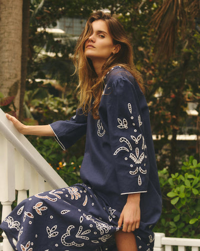 The Blue Athena Maxi Dress