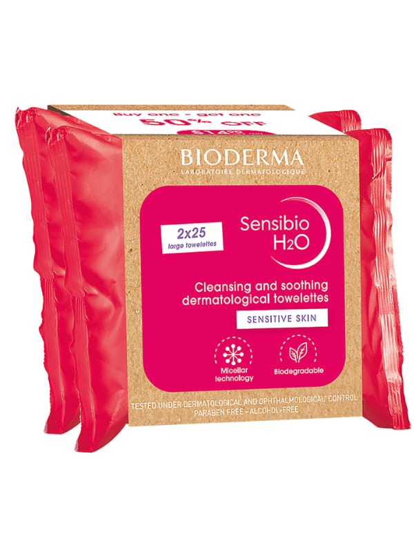Bioderma Sensibio H2O Cleansing Wipes