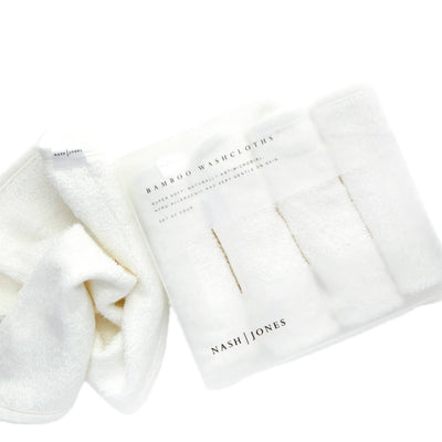 Bamboo Washcloths - Nash and Jones - Victoria Roggio Beauty