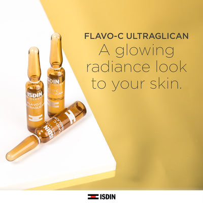 Flavo-C Ultraglican Ampoules - ISDIN - Victoria Roggio Beauty