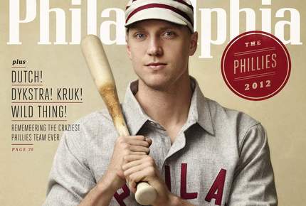 Hunter Pence Goes Old School on New Philly Mag Cover