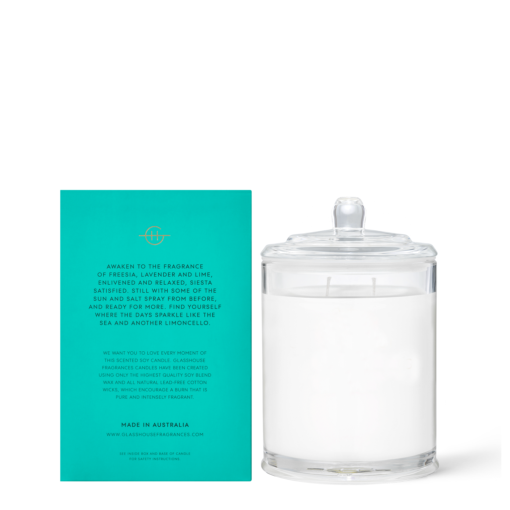 GLASSHOUSE FRAGRANCES Lost In Amalfi Candle - Thumbnail 3