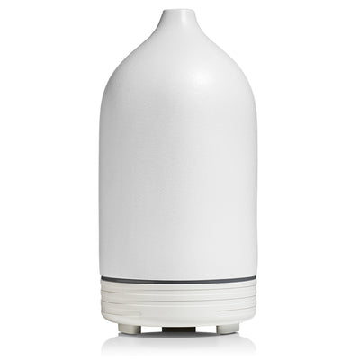 Ultrasonic Essential Oil Diffuser - WHITE CERAMIC