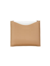 Load image into Gallery viewer, Camel Fine Leather Refillable Compact Case
