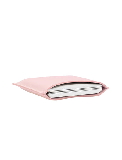Rose Fine Leather Refillable Compact Case