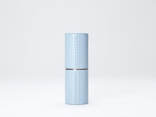 Load image into Gallery viewer, Blue Fine Leather Refillable Lipstick Case
