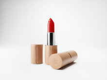 Load image into Gallery viewer, Camel Fine Leather Refillable Lipstick Case
