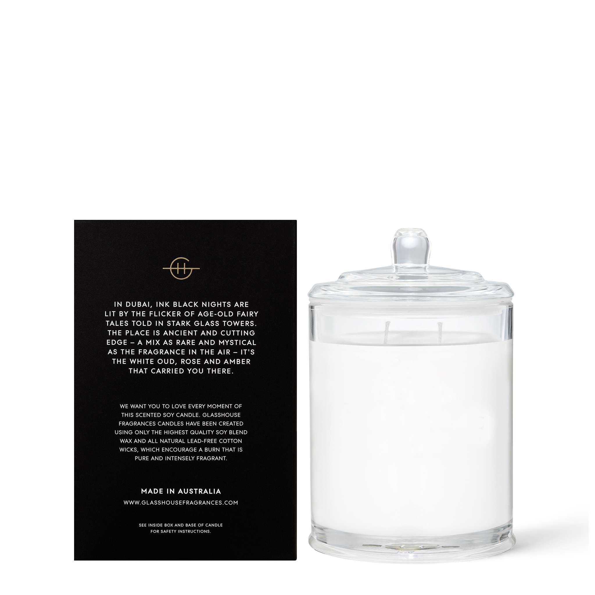 GLASSHOUSE FRAGRANCES Arabian Nights Candle - Thumbnail 2