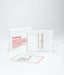 White Fine Leather Refillable Lipstick Case