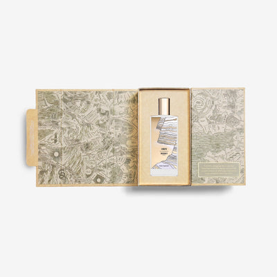 Philadelphia Boutique Spa, French Perfume, MEMO PARIS, Corfu eau de parfum opened box, Victoria Roggio Beauty, Philadelphia Perfumes, Luxury Fragrances